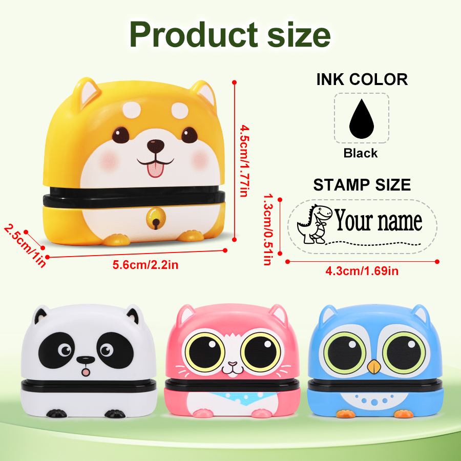 Custom Cute Name Stamp - Reusa - огляд і ціна Self Inking Stamp