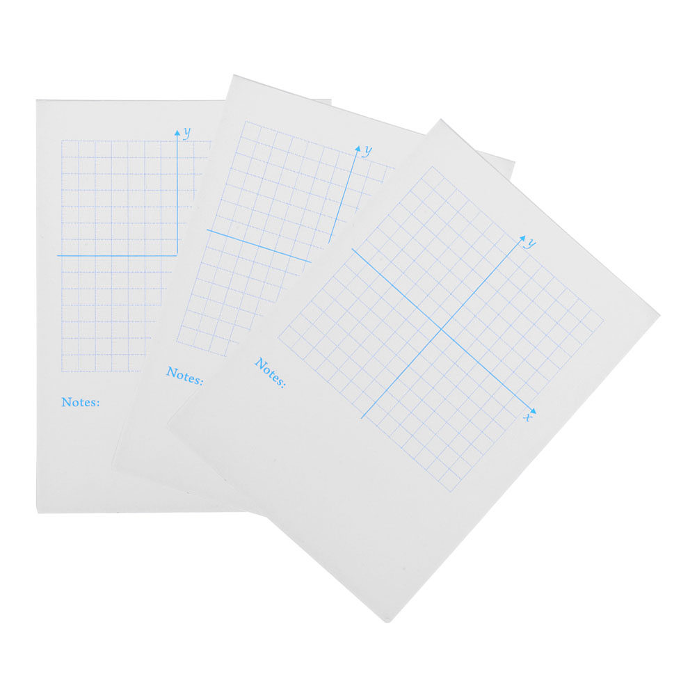 3Pcs Math Coordinate Practice  - огляд і ціна Graph Paper Pad