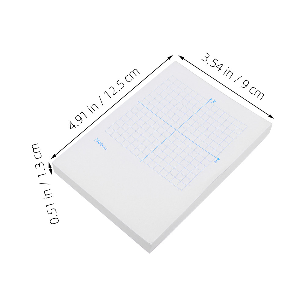 3Pcs Math Coordinate Practice  - огляд і ціна Graph Paper Pad