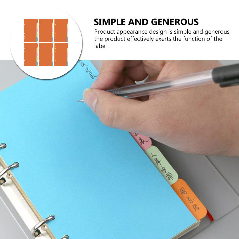 30Pcs Colored Index Dividers L - огляд і ціна Index Tab Divider