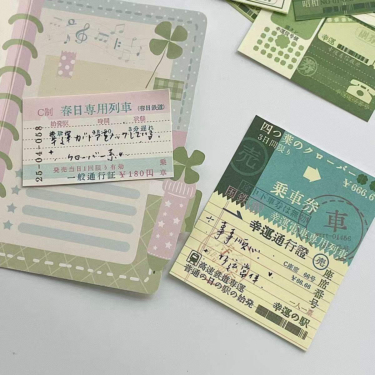 40PC Cute Four-leaf Clover Jap - огляд і ціна Graph Paper Pad