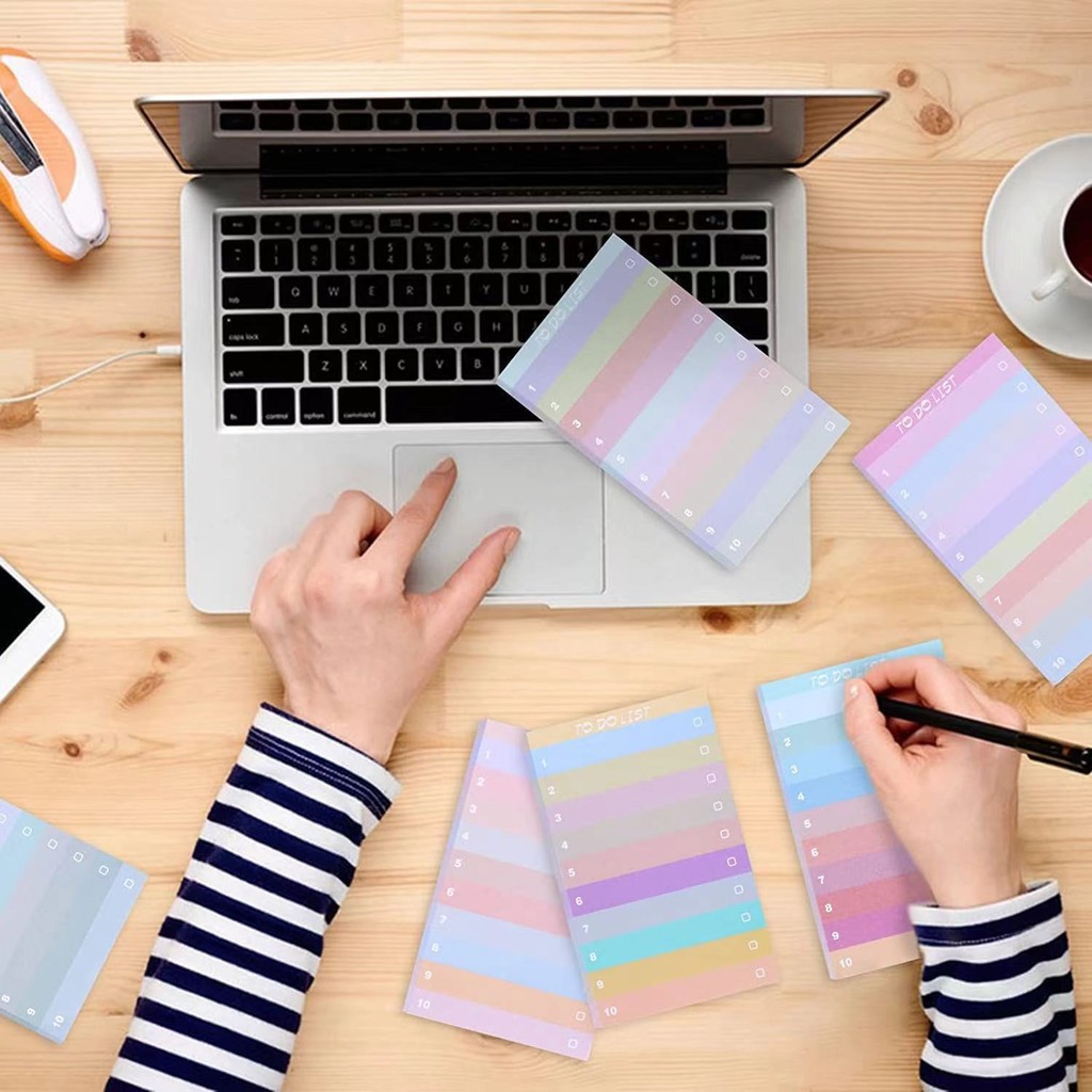 50 Pages Colorful Gradient Sti - огляд і ціна Office Stationery Supply List