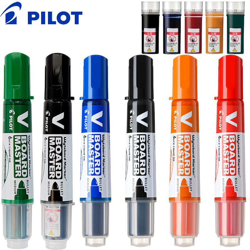 Pilot V Board Master WBMAVBM-M - огляд і ціна Whiteboard Marker Set