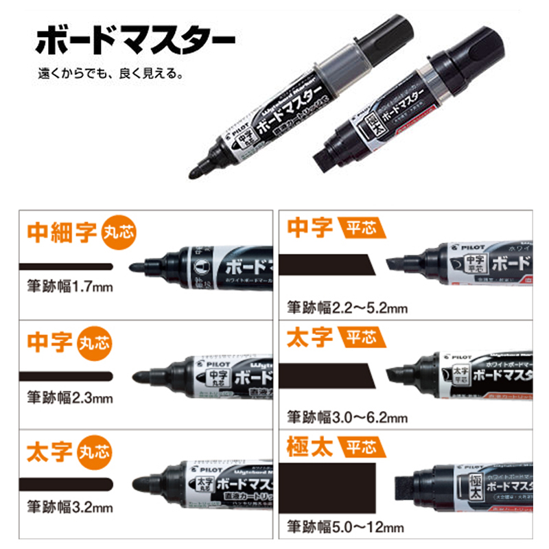 Pilot V Board Master WBMAVBM-M - огляд і ціна Whiteboard Marker Set