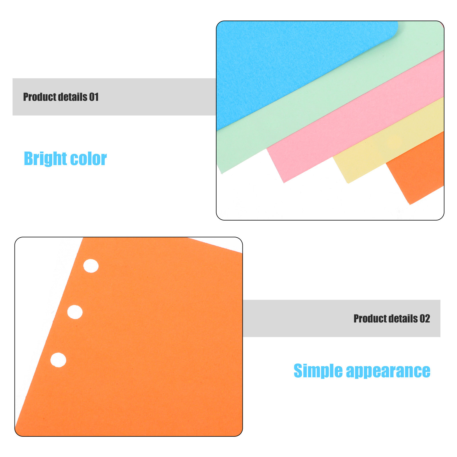 30Pcs Colored Index Dividers L - огляд і ціна Index Tab Divider