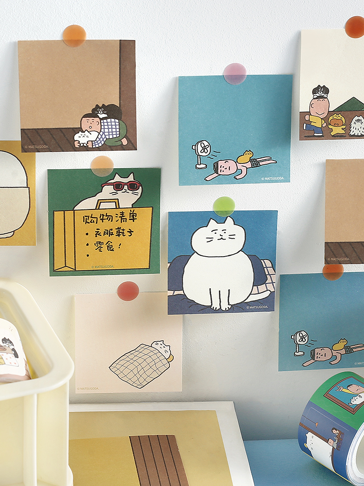 MATSUGODA Cute Cartoon Cat Pat - огляд і ціна Graph Paper Pad