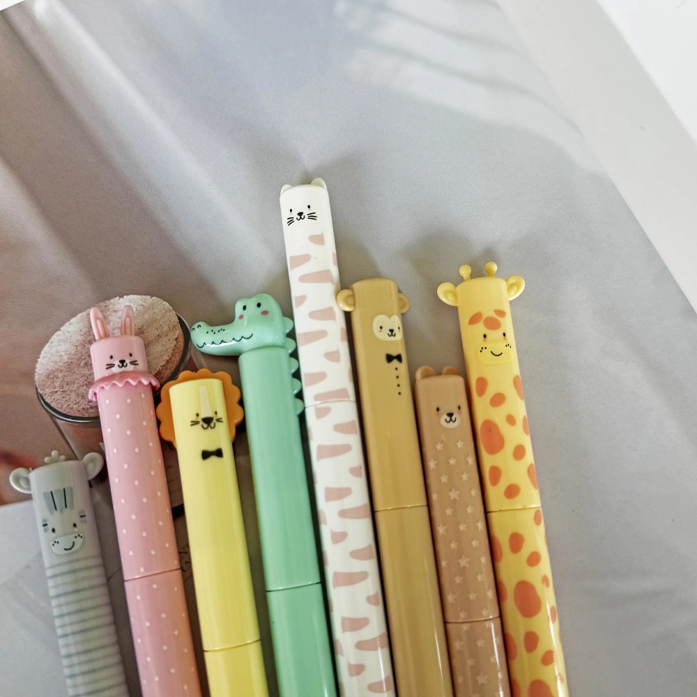 8pcs Kawaii Animal Head Press  - огляд і ціна Lion Stationery & Office Supply(Kunshan)Co.Ltd