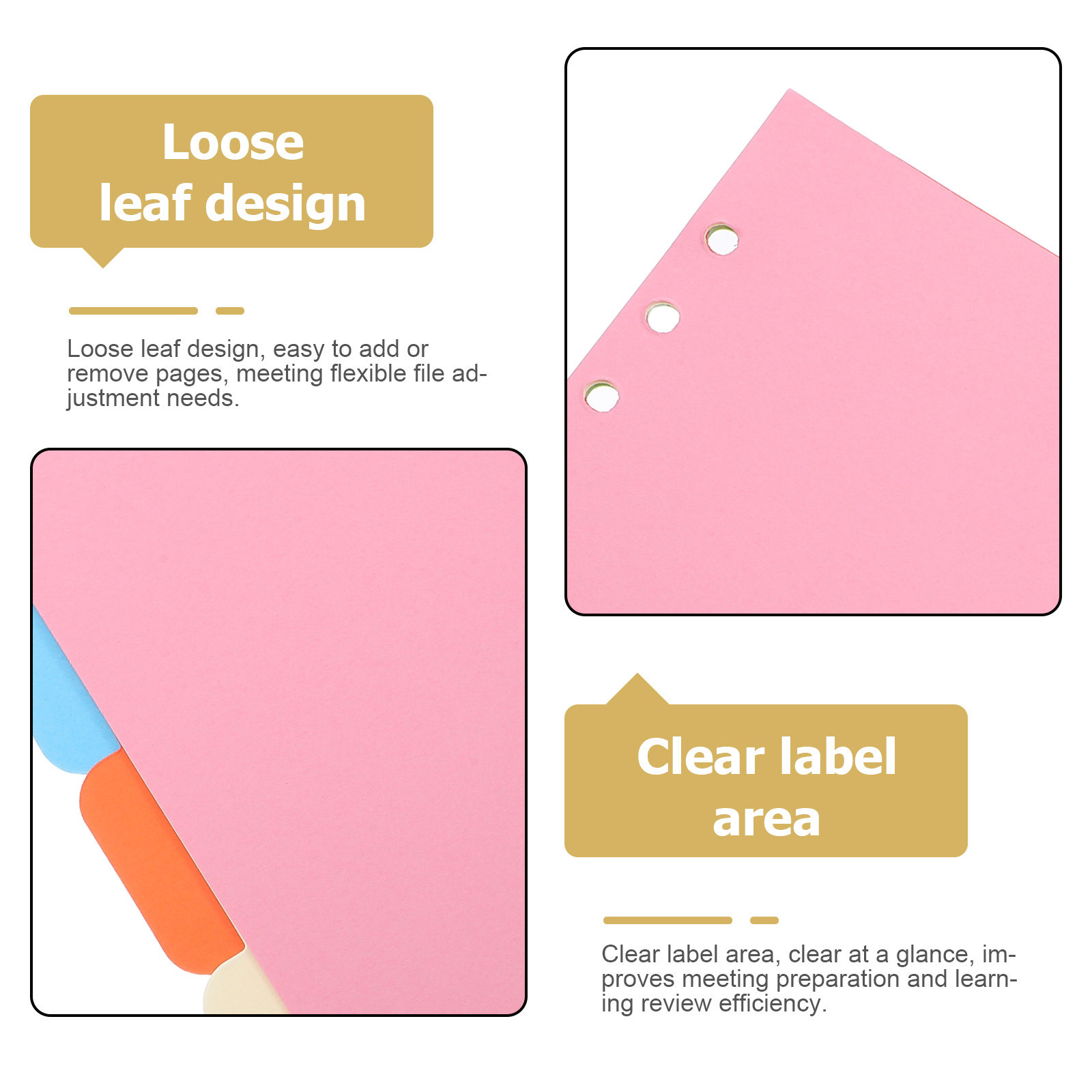 10Pcs Plastic Binder Dividers  - огляд і ціна Index Tab Divider