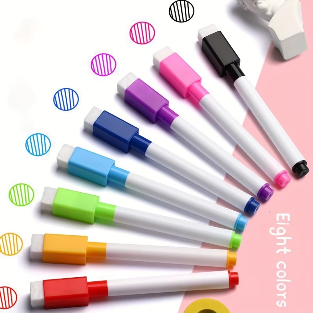 8 Colors Erasable Whiteboard M - огляд і ціна Whiteboard Marker Set
